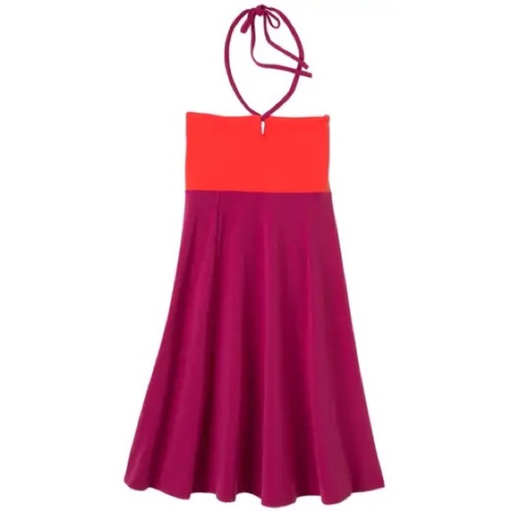 PRANA | Solana Color Block Dress | Boysenberry